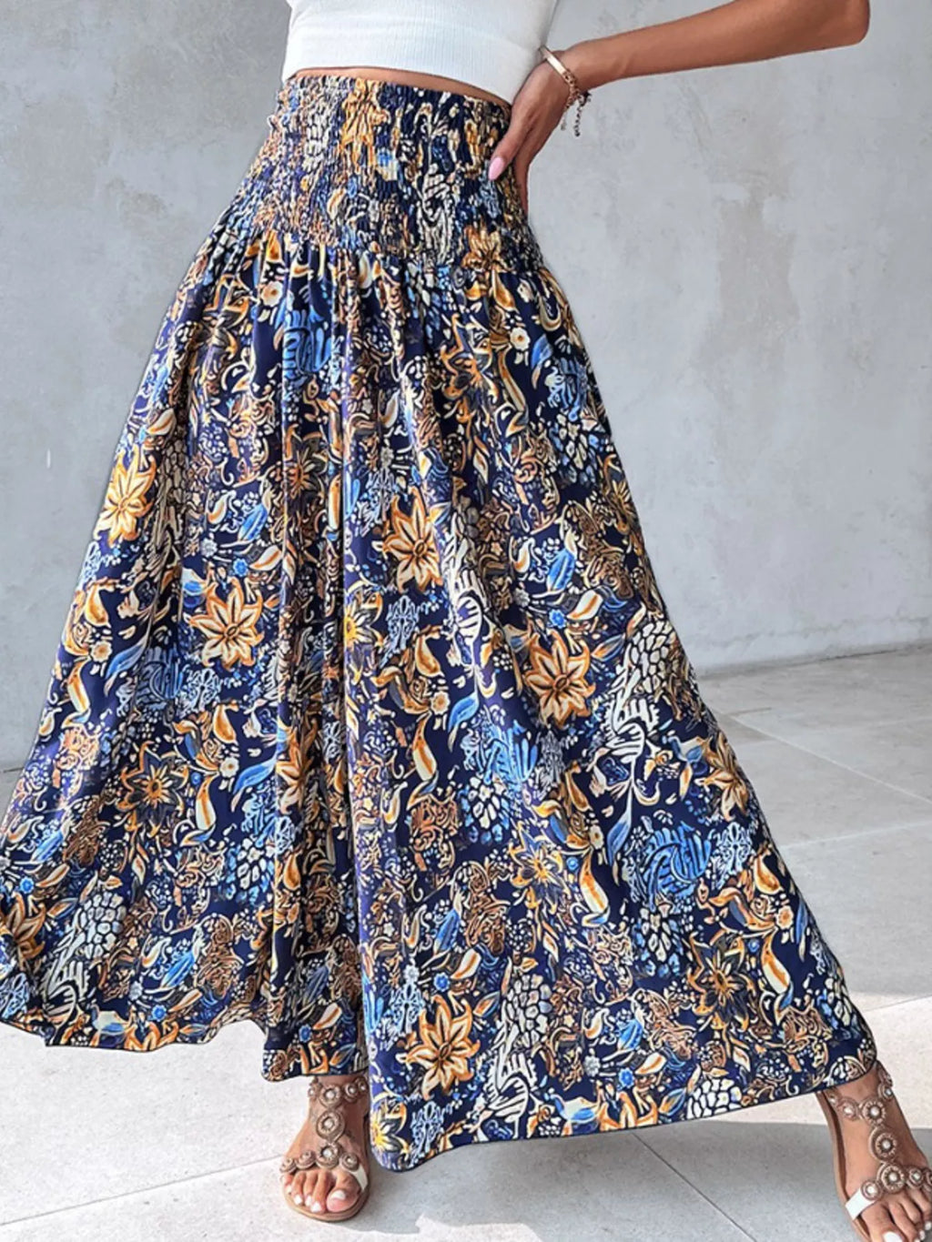 Printed Wide-leg Pants (12)