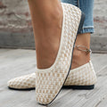 Mesh Round Toe Flat Slip-ons (4)