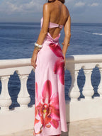 Printed Tube Maxi Dress (3)