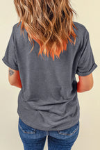 Round Neck Short Sleeve T-shirt (15)