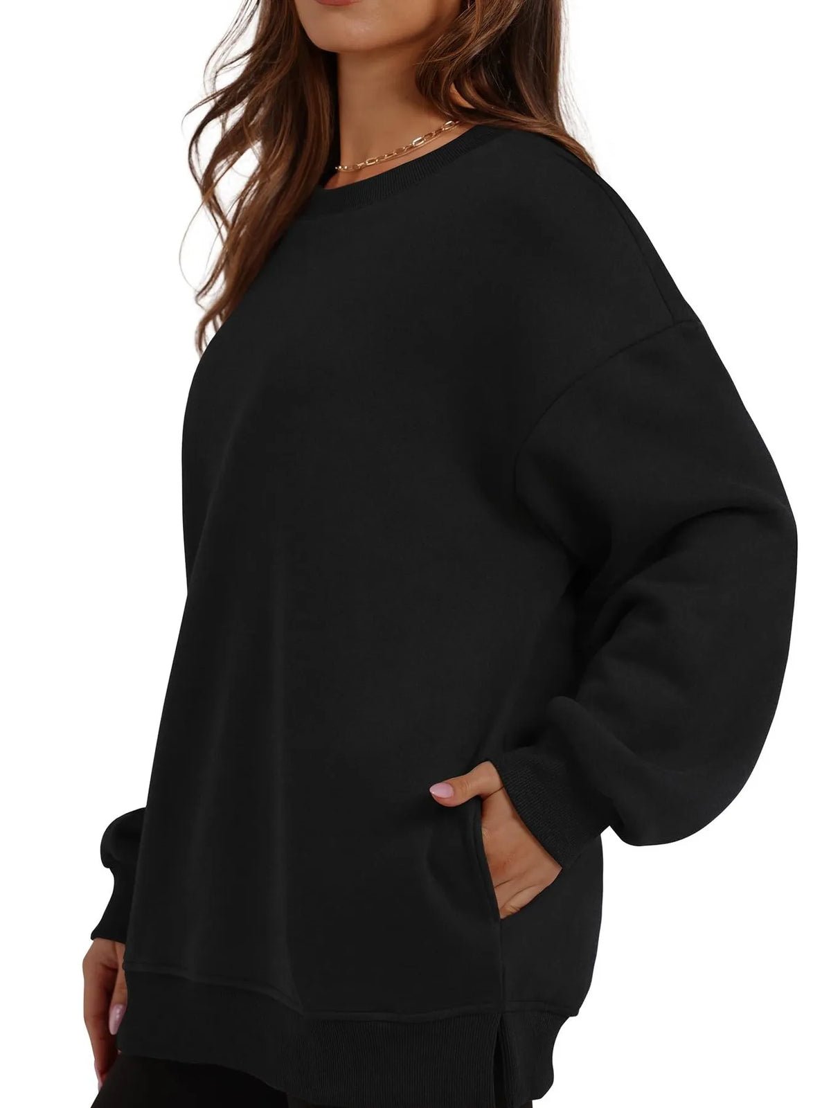 Oversized Long Sleeve Crewneck Sweatshirt (15)