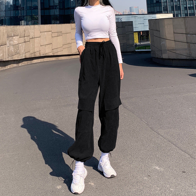 Street Large Pocket Corduroy Cargo Pants photo 1
