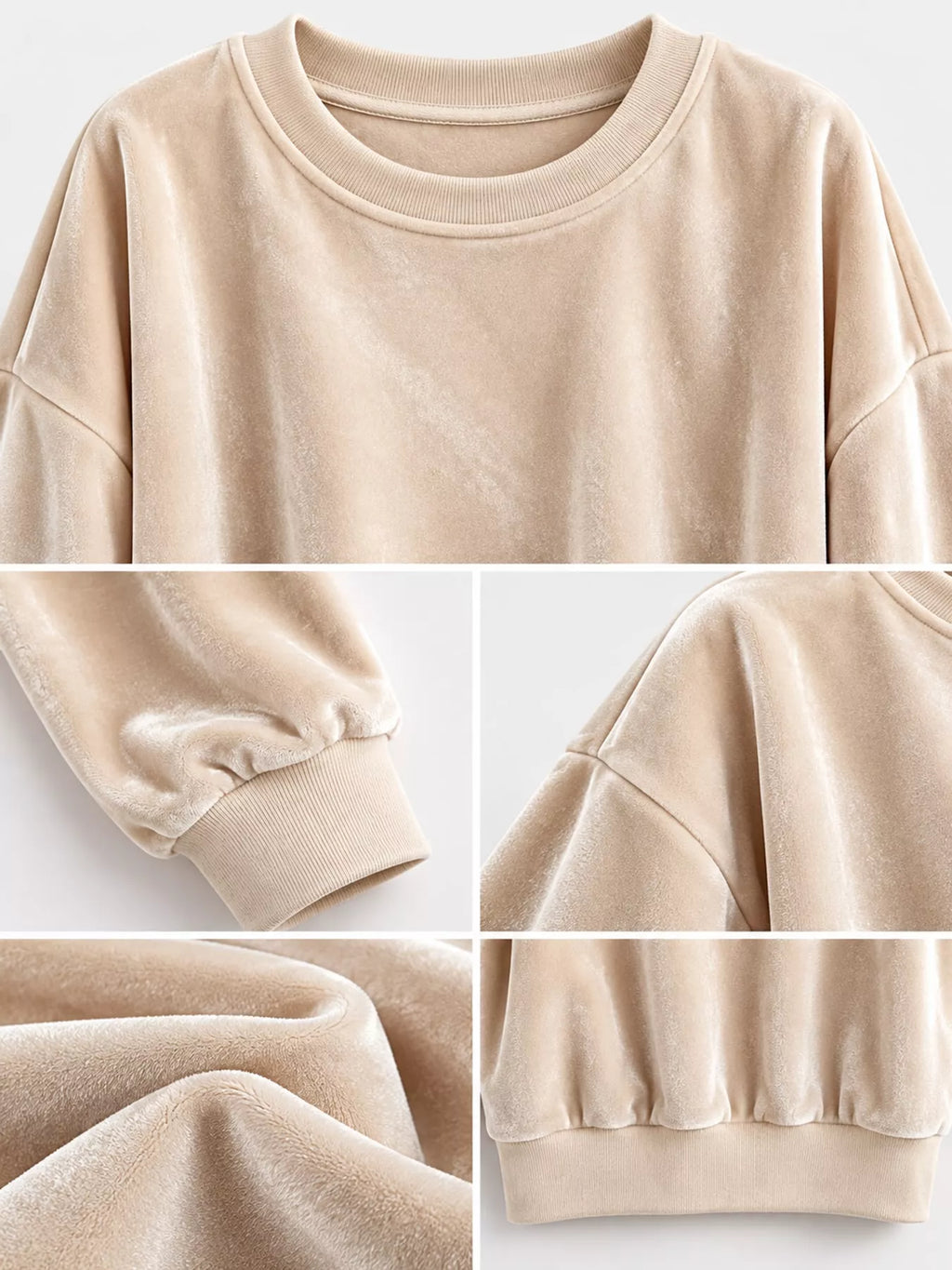 Full Size Crew Neck Drop Shoulder Sweatshirt Plus (22)