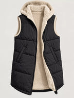 Full Size Hooded Sherpa-lined Puffer Vest Coat Plus (11)