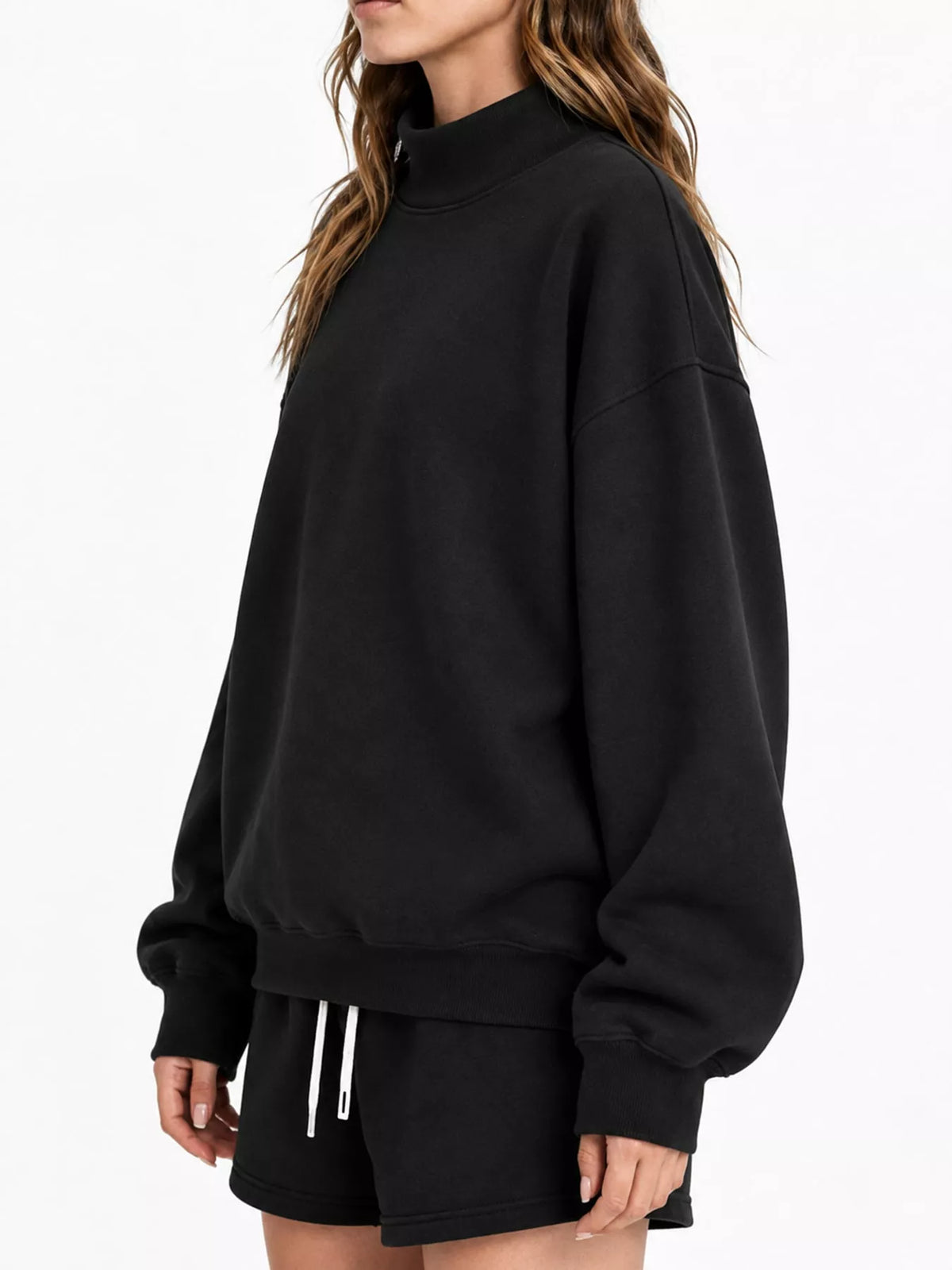 Oversized Dropped Shoulder Sweatshirt (4)
