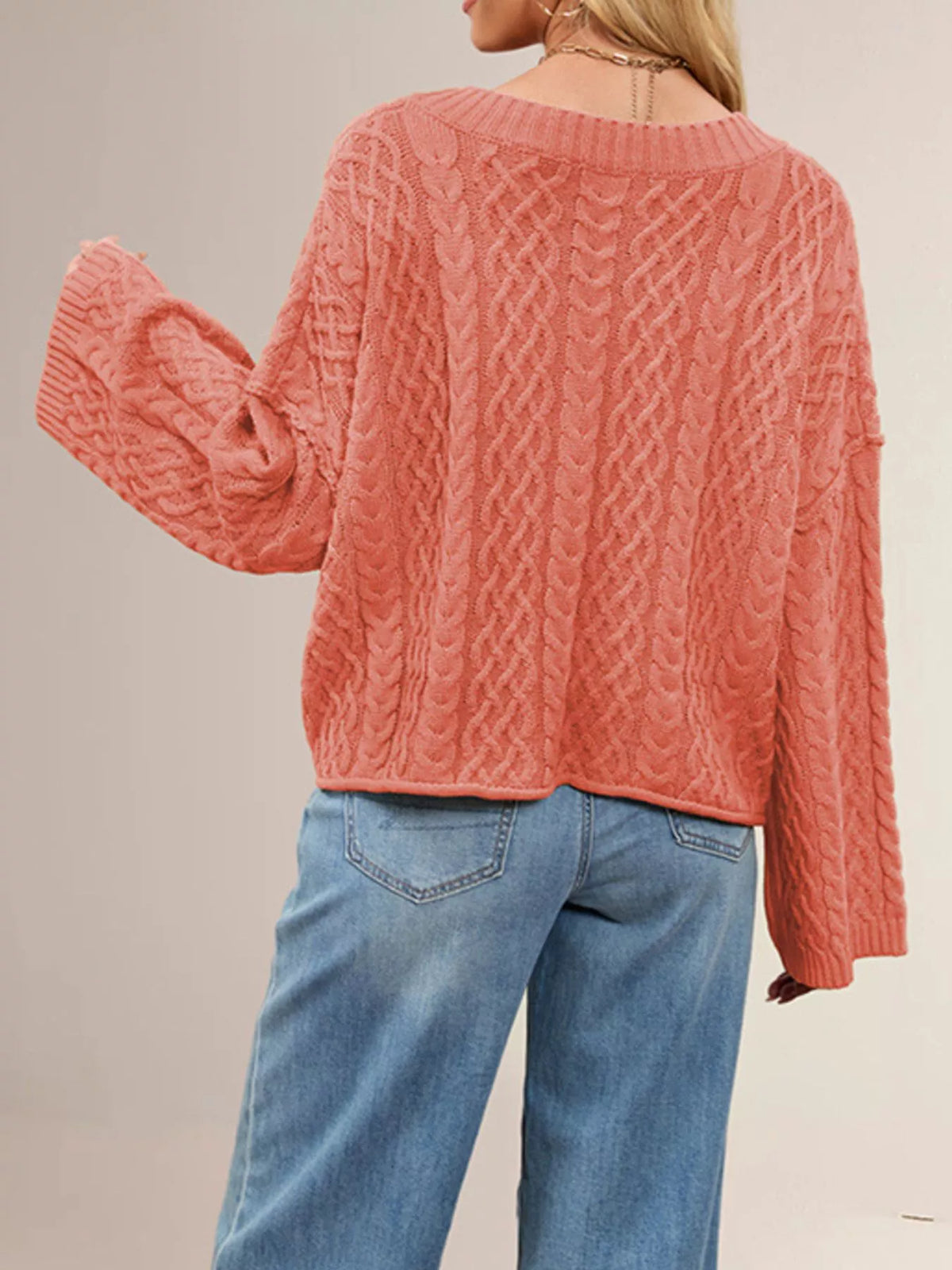 Cozy Cable Knit Cardigan Pockets (12)