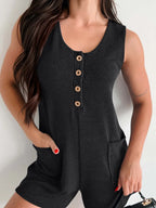 Texture Wide Strap Romper Pockets (27)