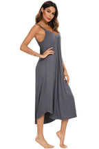 V-neck Midi Lounge Dress (5)