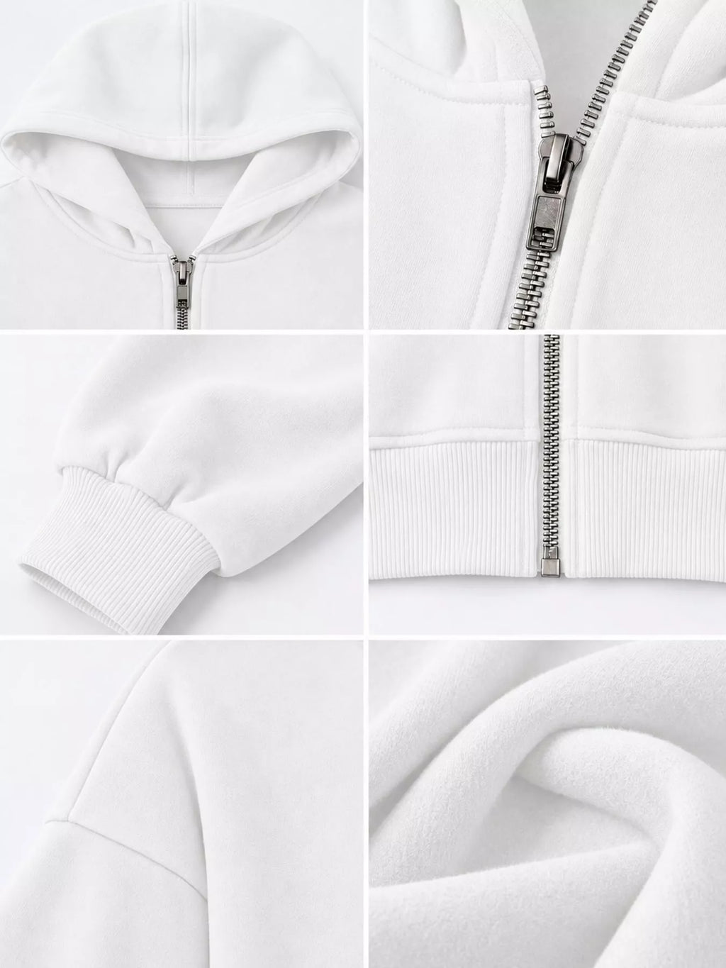 Zip-up Cropped Hoodie (25)