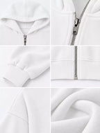 Zip-up Cropped Hoodie (25)