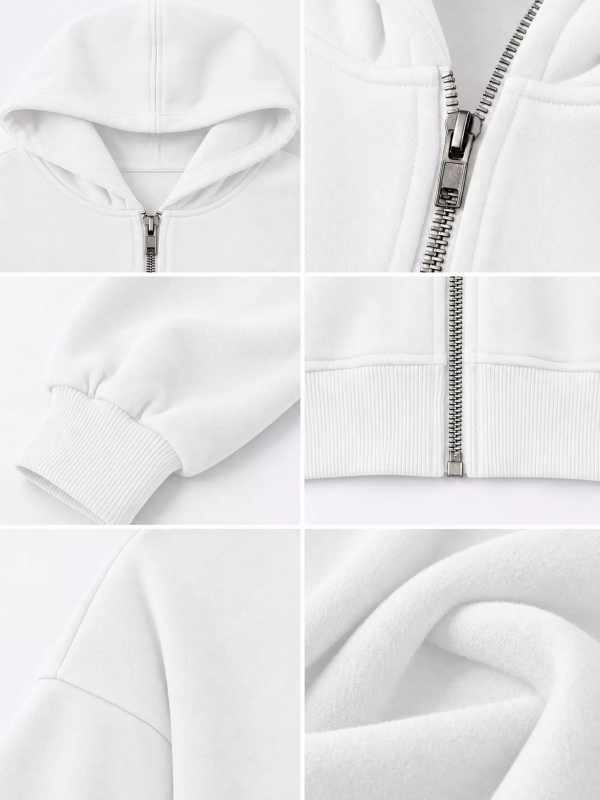 Zip-up Cropped Hoodie (25)