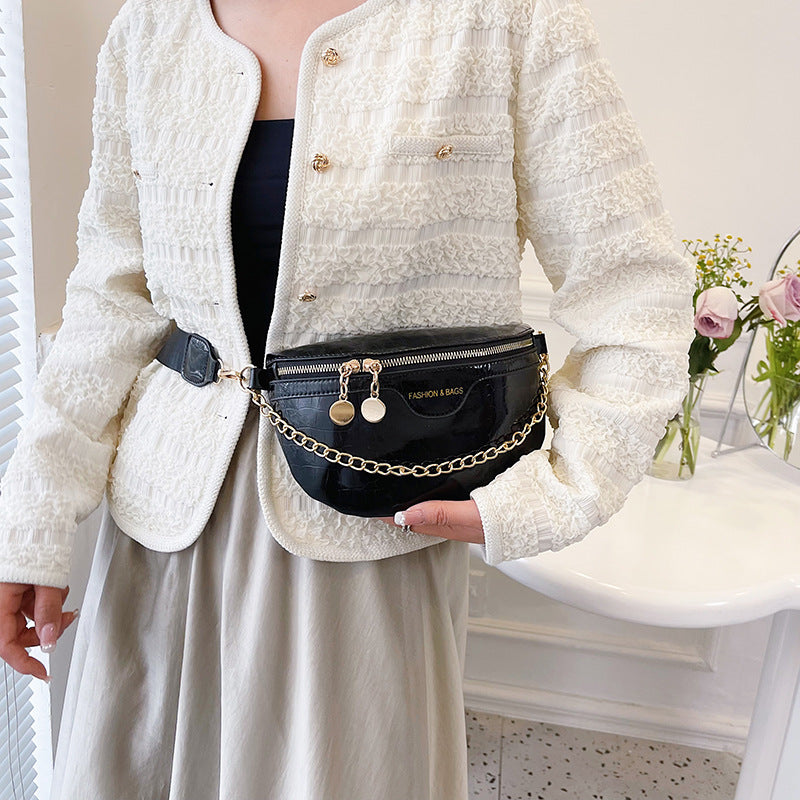 Shiny Chest Bag Westernwide Shoulder Strap photo 2