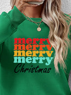 Merry Graphic Long Sleeve Sweatshirt (23)