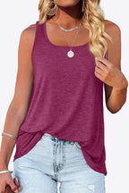 Curved Hem Square Neck Tank (23)