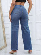 Distressed Wide-leg Jeans (11)
