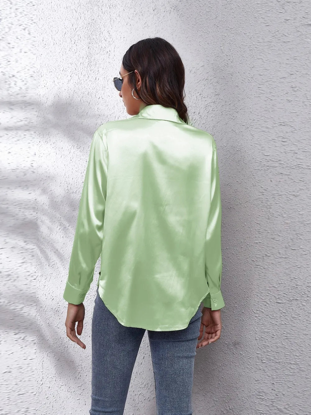 Button Up Collared Neck Long Sleeve Shirt (5)