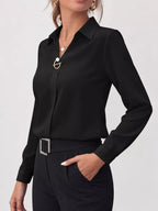 Long Sleeve Satin Blouse (8)