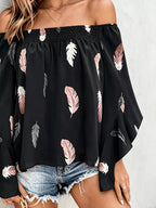 Printed Off Shoulder Blouse (16)