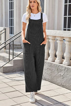 Square Neck Wide Strap Overalls Pockets (23)