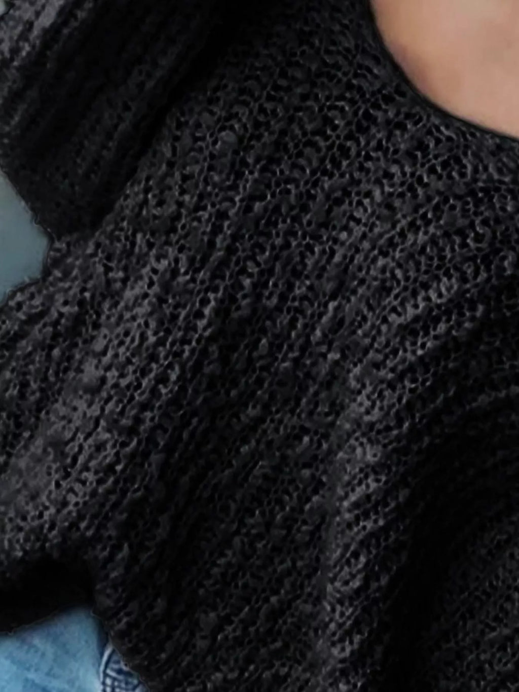 Loose Fit Long Sleeve Sweater (12)