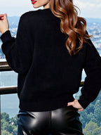 Button-up Drop Shoulder Cardigan (9)