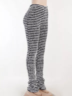 Striped Fuzzy Textured Knit Pants (5)