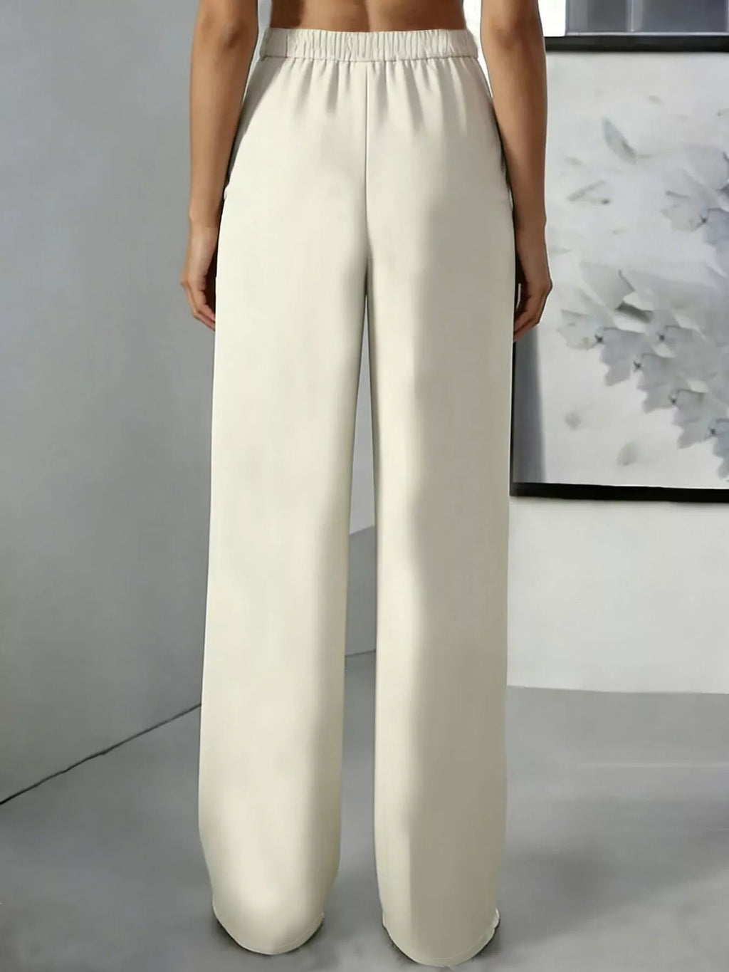 High-waisted Pleated Wide-leg Pants (5)