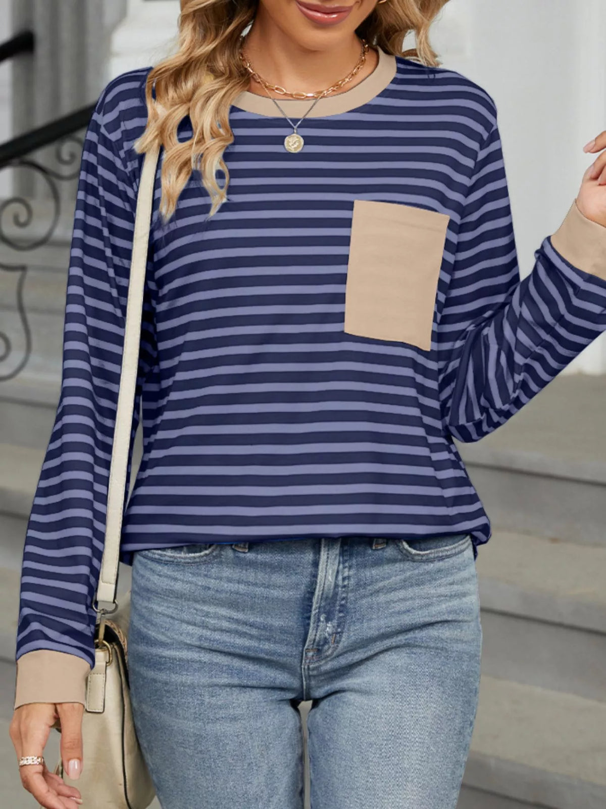 Striped Long Sleeve T-shirt (27)