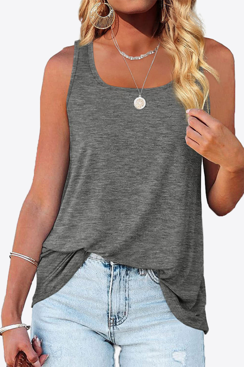 Curved Hem Square Neck Tank (3)