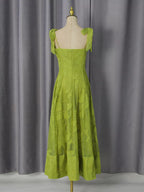 Sweetheart Neck Tie-strap Dress (4)