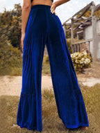 Velvet High Waist Wide Leg Pants (19)