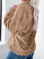 Cozy Fleece Quarter Zip Sweatshirt (2)