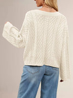 Cozy Cable Knit Cardigan Pockets (8)