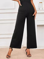 V-neck Flutter Sleeve Jumpsuit (3)