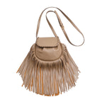 Trend Retro Tassel Shoulder Cross Body Bucket Bag photo 3