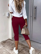 Pleated Detail Pants Pockets (10)