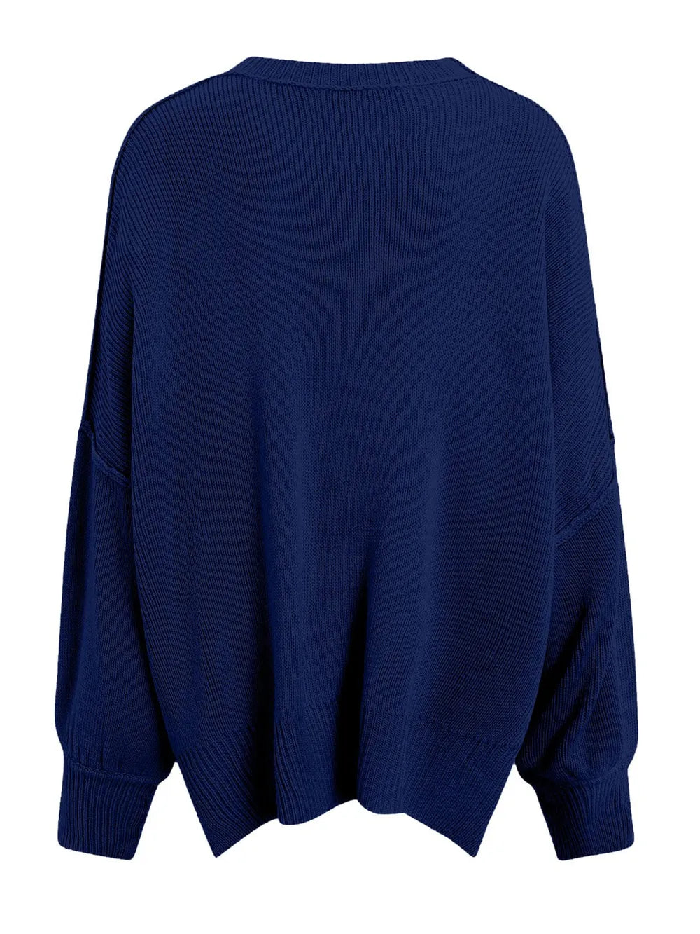 Round Neck Long Sleeve Sweater (3)