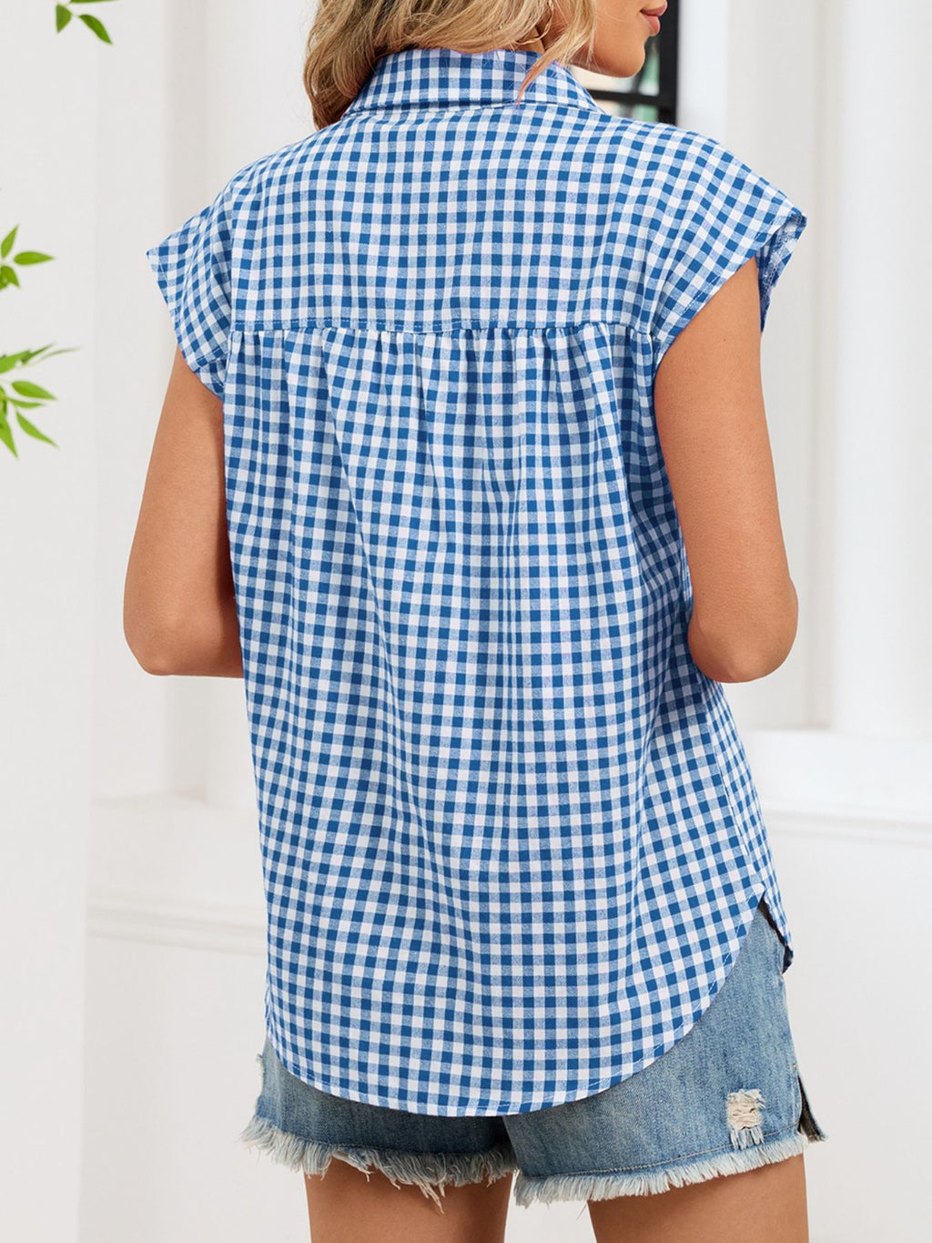 Gingham Button-down Shirt (14)