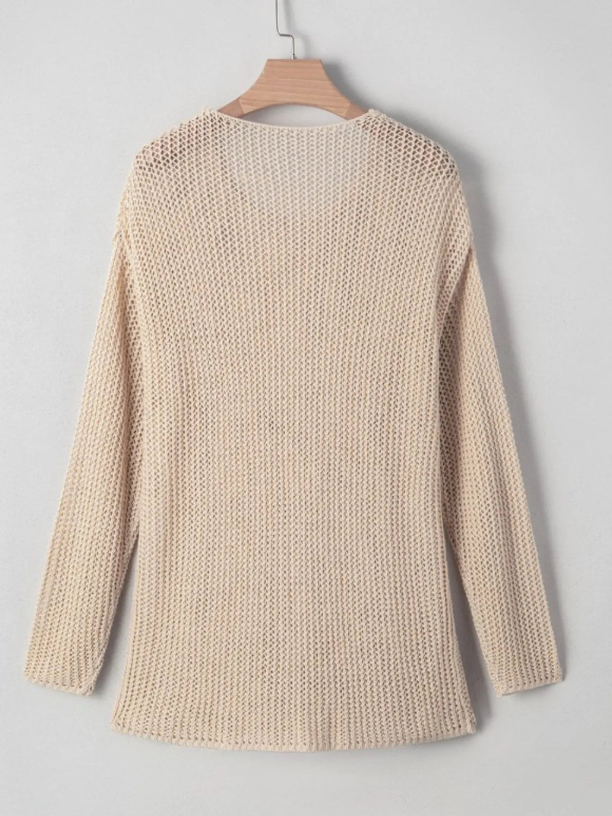 Lightweight Openwork Knit Cover Up (3)