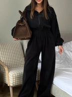 Zip Front Long Sleeve Jumpsuit (12)