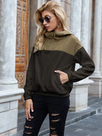 Pocketed Block Quarter Zip Hoodie (13)