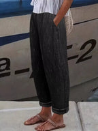 Loose Fit Cropped Pants