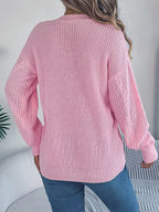 Cable-knit Long Sleeve Cardigan (2)