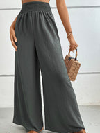 Wide Waistband Relax Fit Long Pants (9)