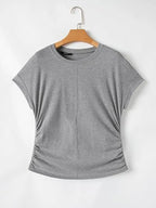 Round Neck Short Sleeve T-shirt (12)
