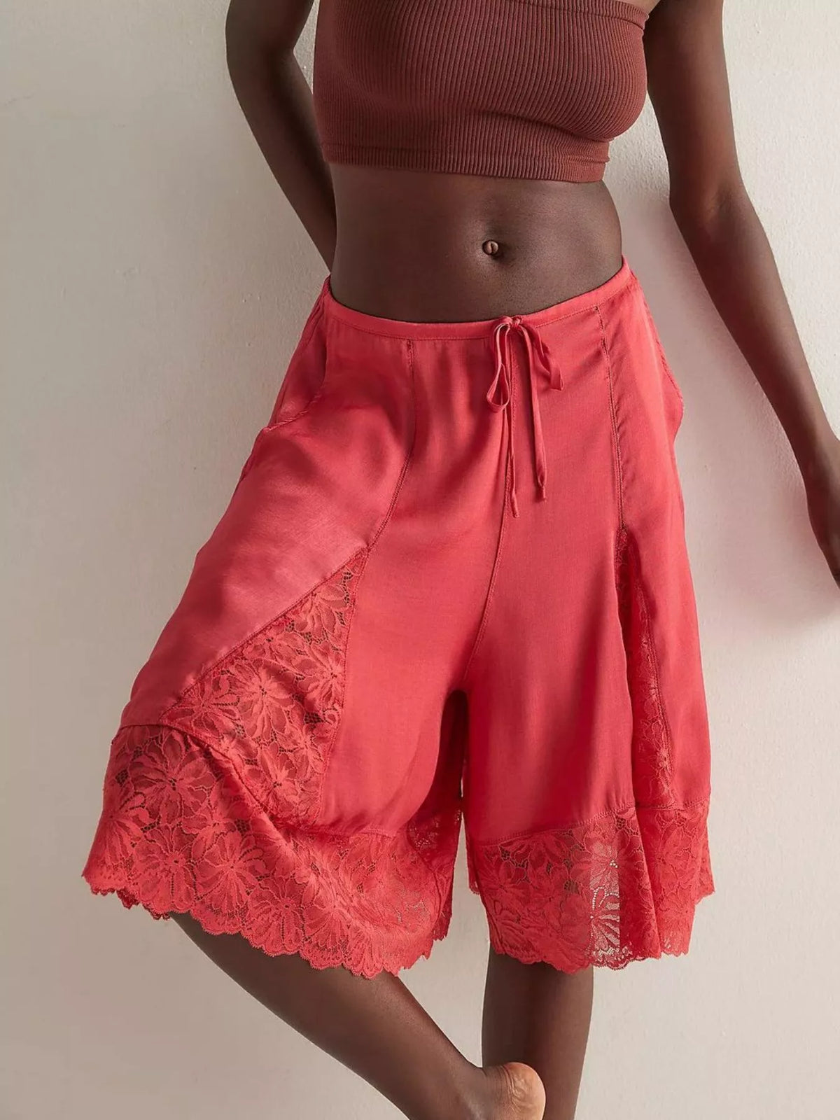 Lace Trimmed Shorts (12)
