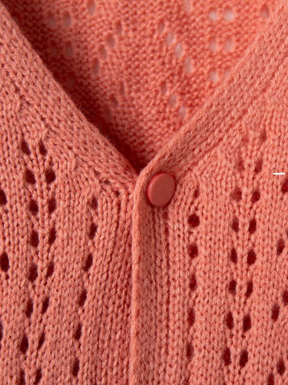Openwork V-neck Cardigan (8)