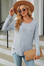Round Neck Long Sleeve T-shirt (23)
