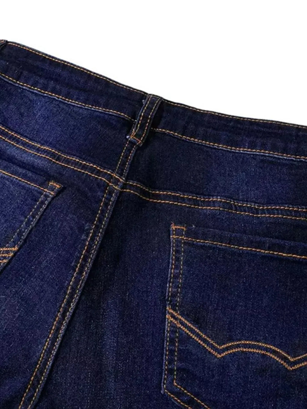 Full Size Wash Flare Jeans Pockets Plus (5)