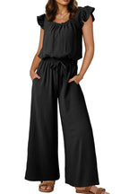 Ruffled Cap Sleeve Wide Leg Jumpsuit (18)